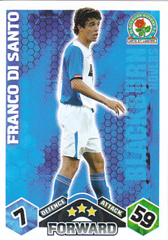 Franco Di Santo Blackburn Rovers 2009/10 Topps Match Attax #69